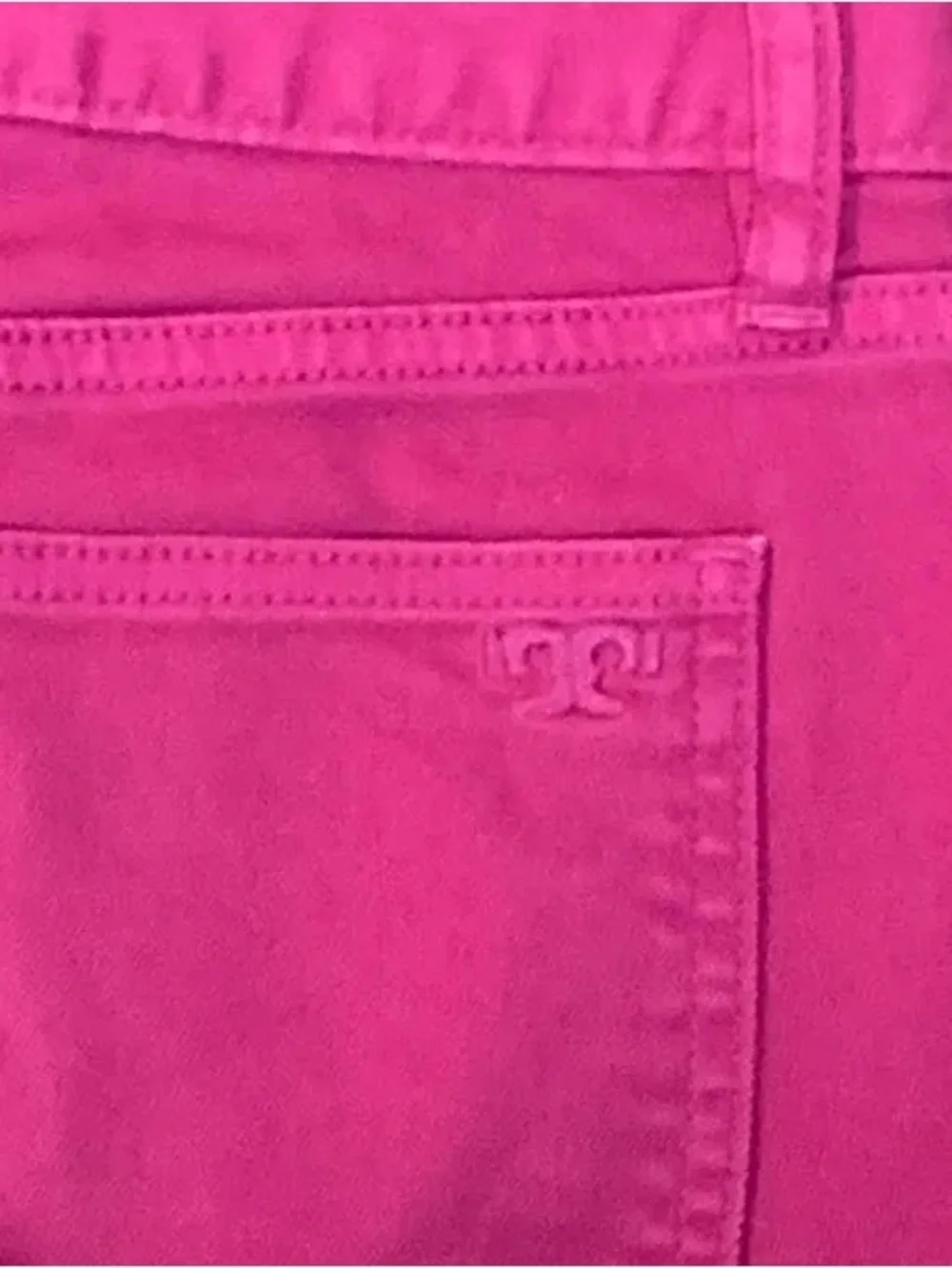 Tory Burch Alexa Skinny Jeans Hot Fuchsia / Magenta